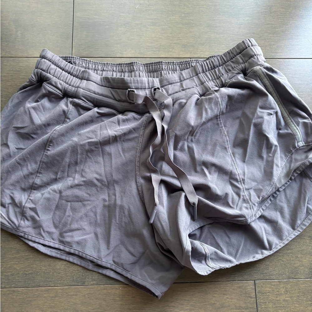 Lululemon Athletica Gray Athletic Shorts Lightweight Quick-Dry